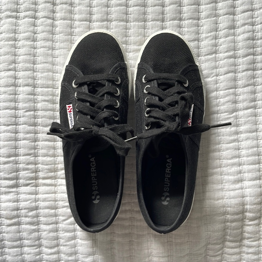Superga 2790 Platform Sneaker, black